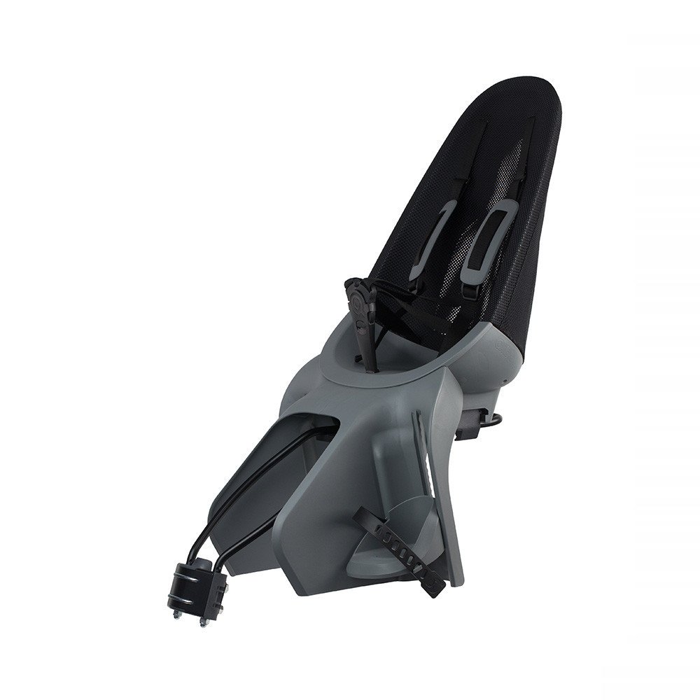 Qibbel Rear child bike seat AIR REAR frame mount - black silver