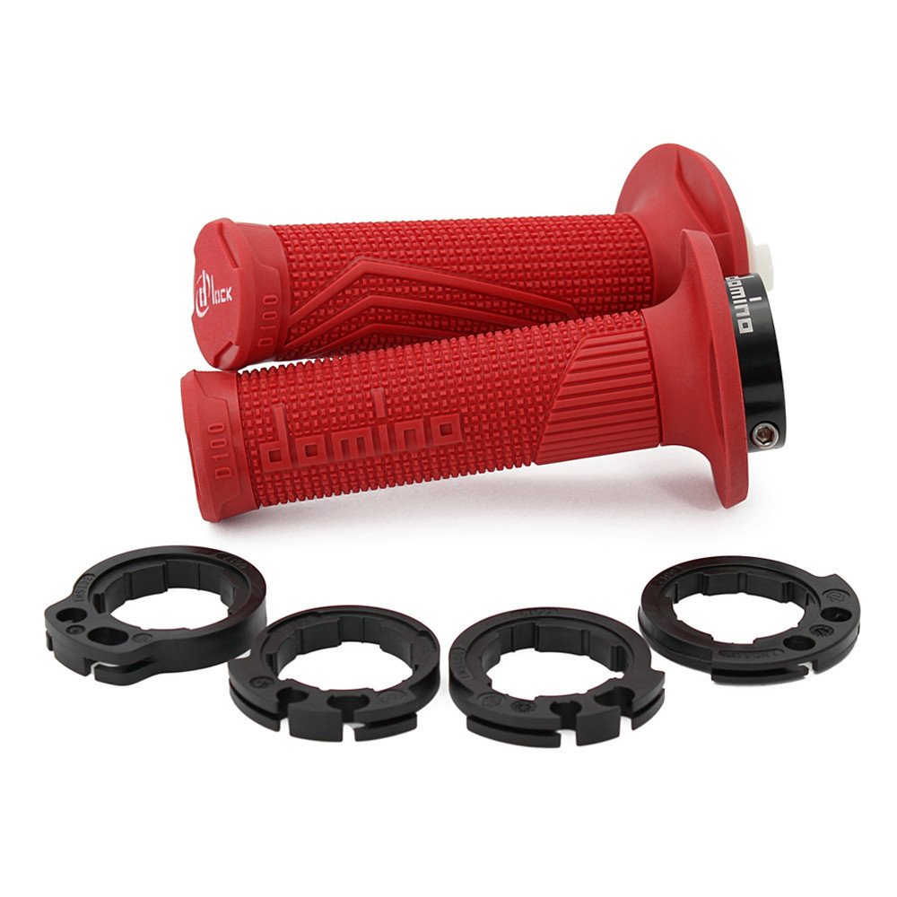 Domino DOMINO Grips D-lock red with ferrule D10046C4200A9-0 - Red