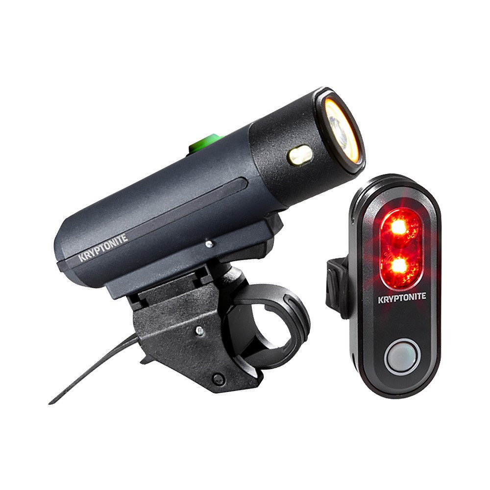 Kryptonite Lights kit STREET F-500 (500 lumens) + AVENUE R-45 - black