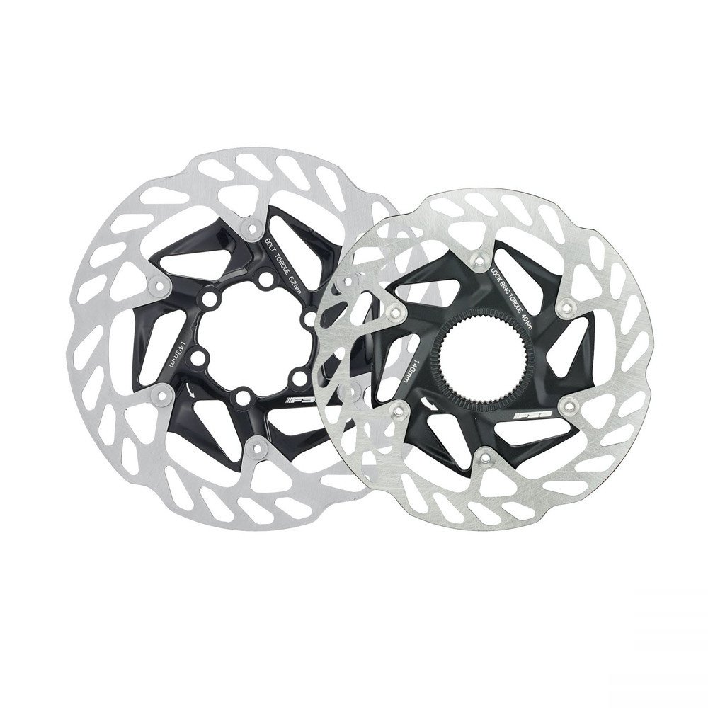 Fsa Disc rotor K-FORCE WE 6 bolts - 160 mm, black silver