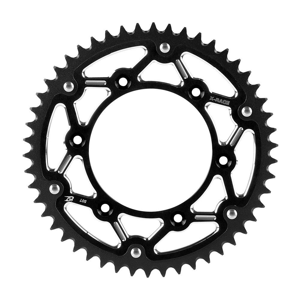 Chiaravalli Group Spa Rear Sprocket 2111 - 48 X-RACE Black