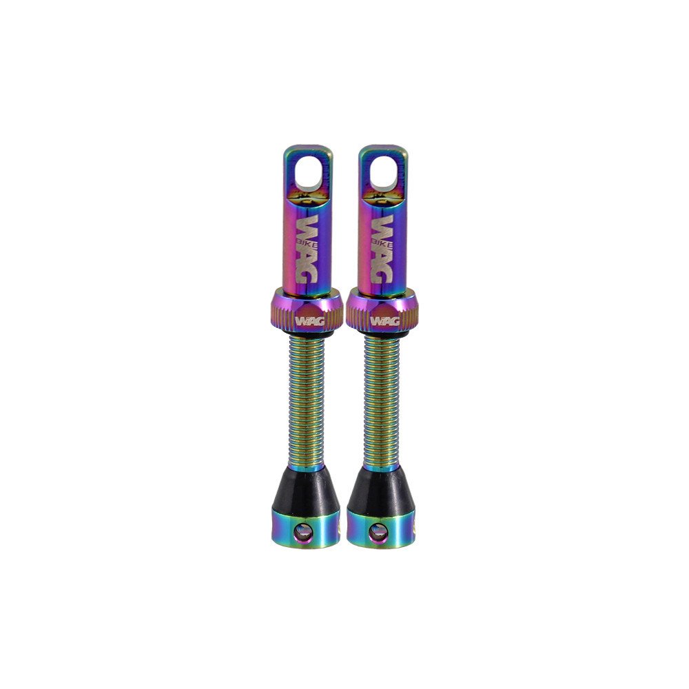 Wag Tubeless valve alloy - 44mm, oil slick