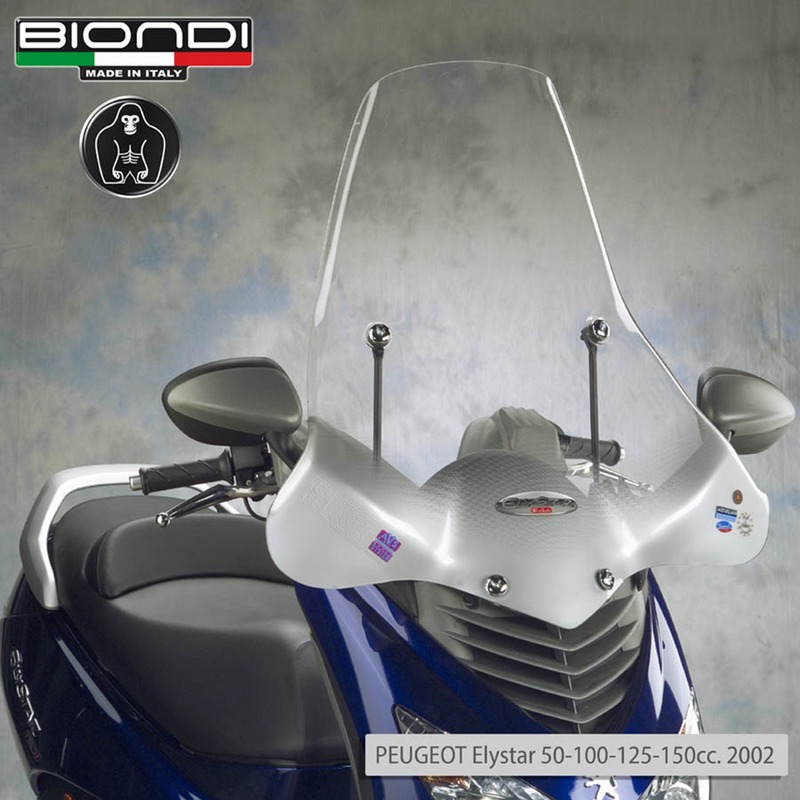 BIONDI WINDSCREEN PEUGEOT ELYSTAR 125150 SERIGRAFATO