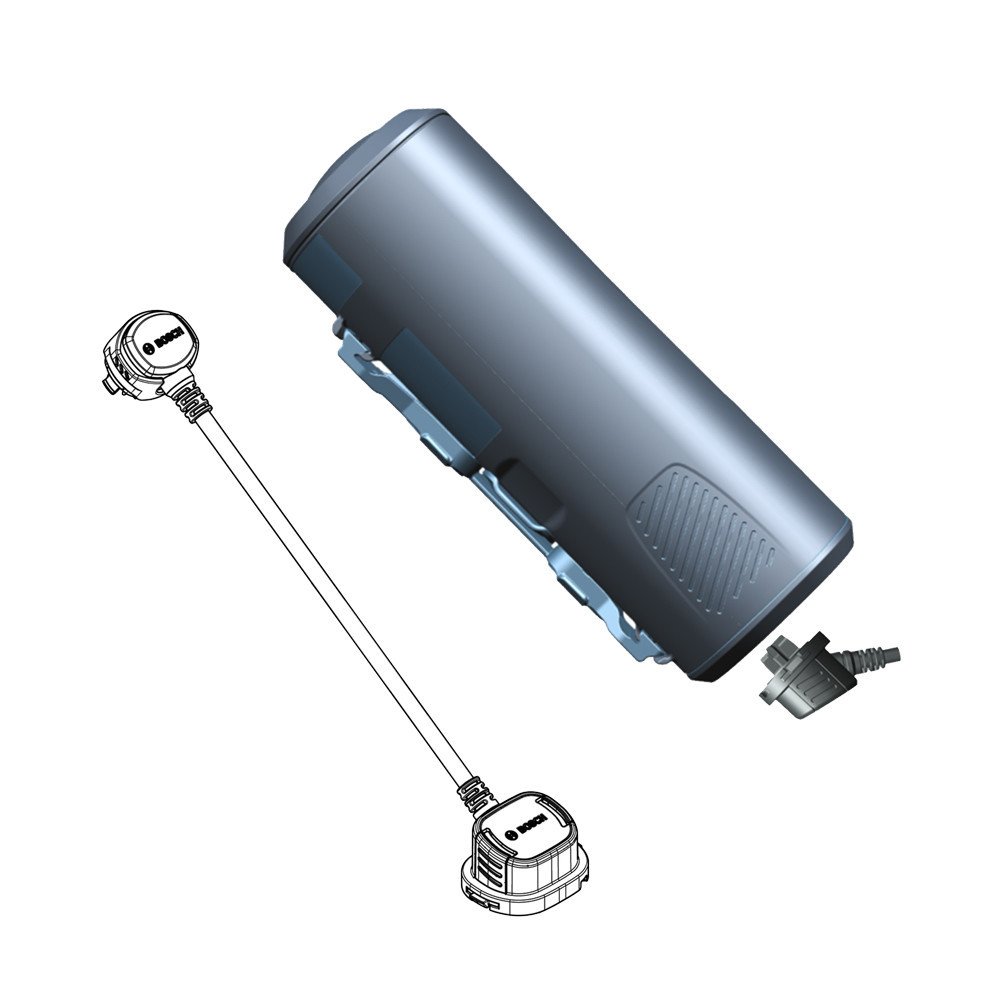 Bosch Cavo PowerMore, instradamento del cavo rivolto lontano dal supporto della batteria - 100 mm, (BCH3925_100)