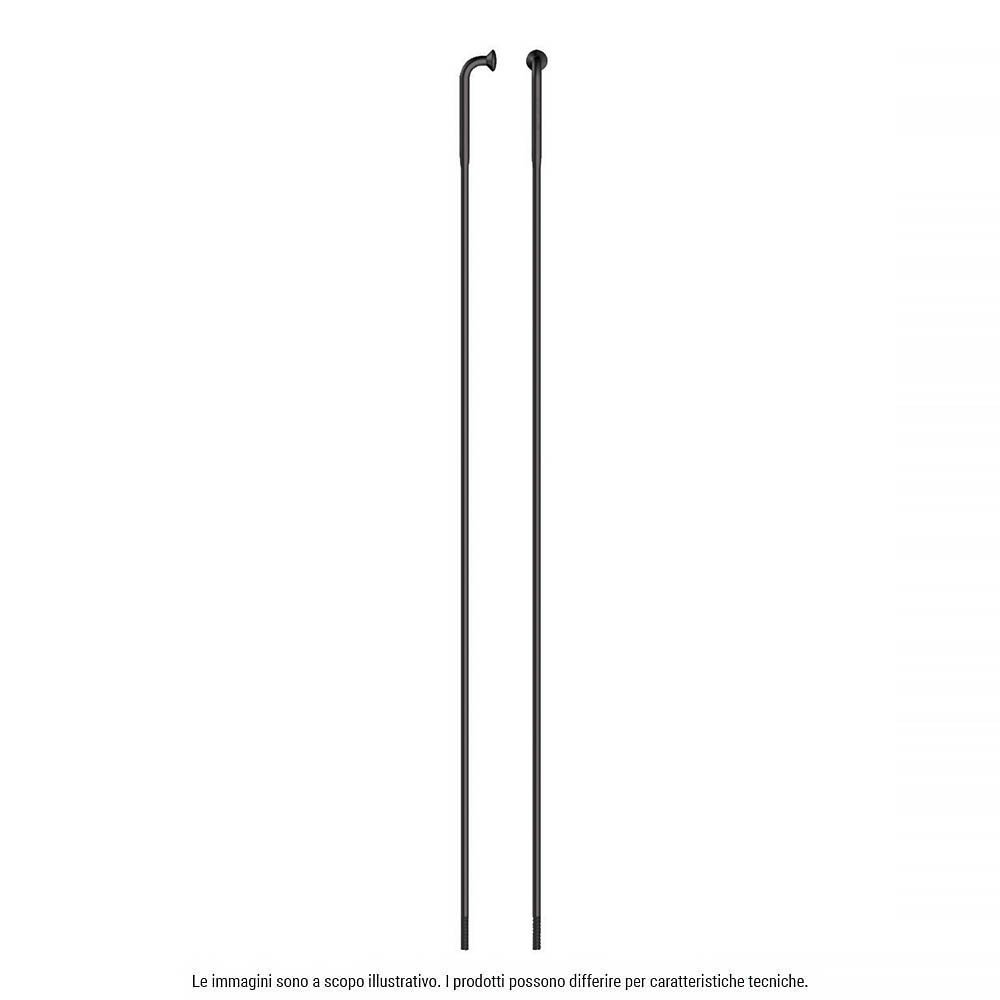 Sapim RAGGIO LEADER INOX testa J-Bend - 305 mm, nero, confezione 100 pezzi