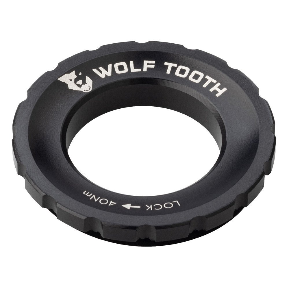 Wolftooth Lockring CHIUSURA DISCO CENTERLOCK - GHIERA ESTERNA, NERO