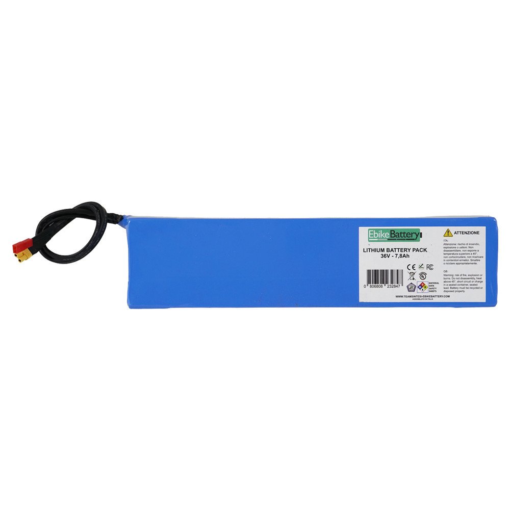 Ebike Battery Pacco batterie al litio per monopattino 36V 7,8Ah