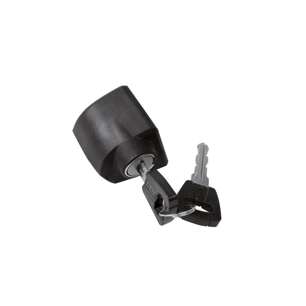 Bosch Cilindro di chiusura standard per batteria nel telaio, Classic+, nero Bosch Abus, contiene cilindro e chiavi