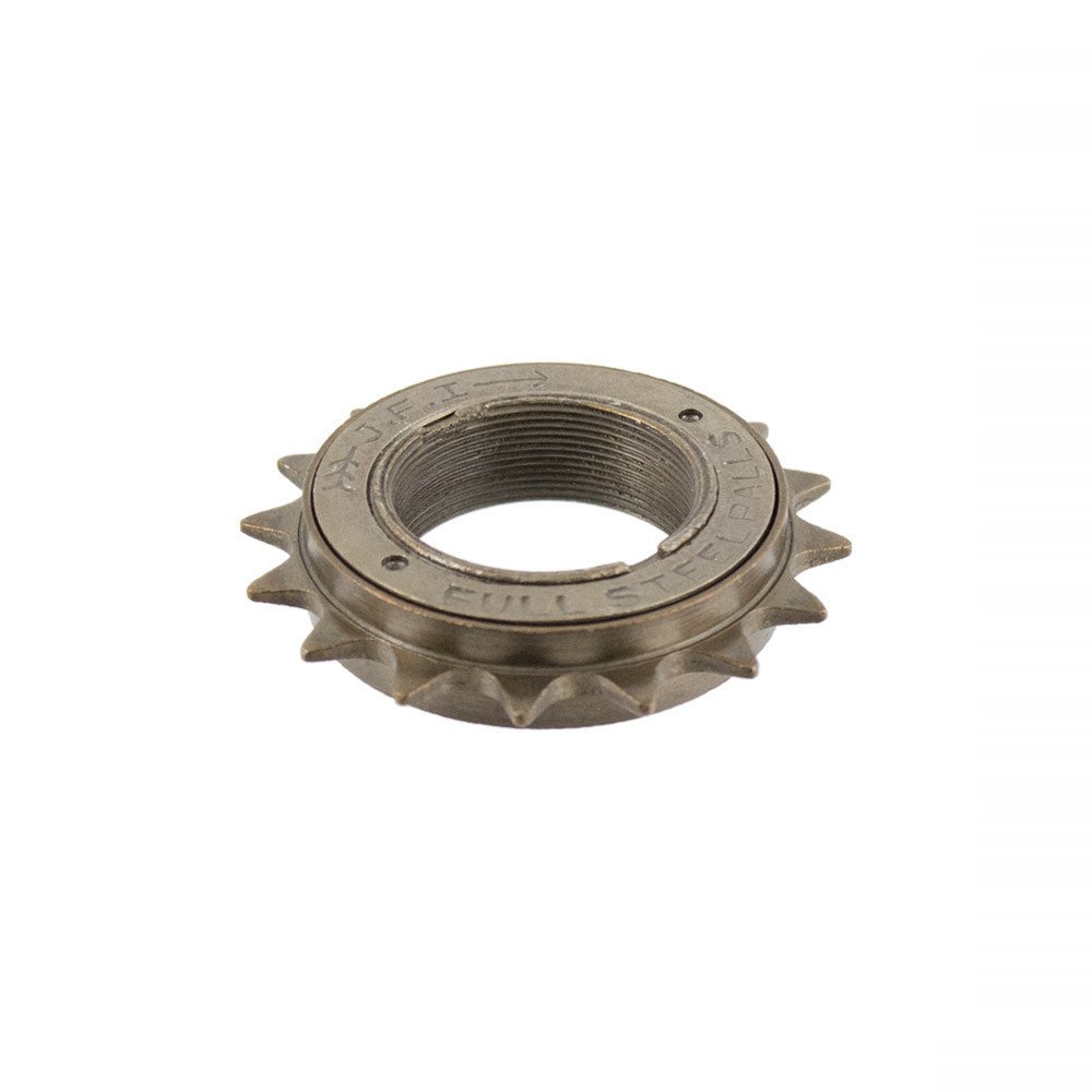 Easy Freewheel threaded COMPLETE ROUND BALL 1/2 X 1/8 1S - 18 teeth, bronze