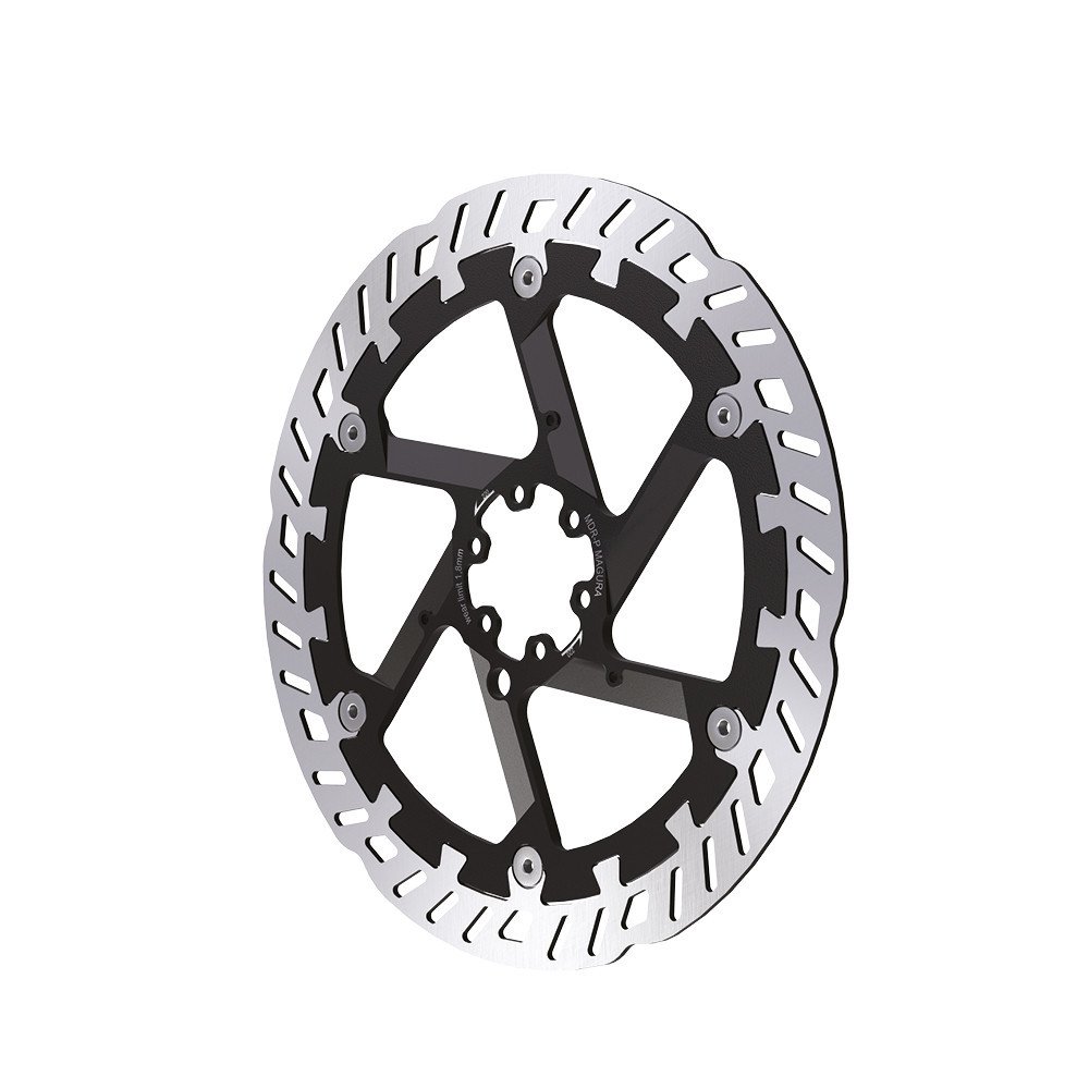 Magura Disco MDR-P 6 fori - 180 mm, nero argento