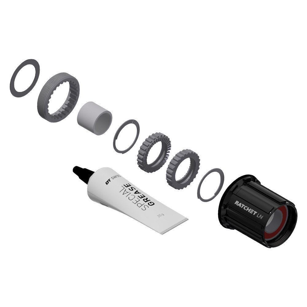 Dtswiss Kit conversione da 3-cricchette a RATCHET LN MTB - 36 denti, alluminio, Shimano 11v (HG) SH11