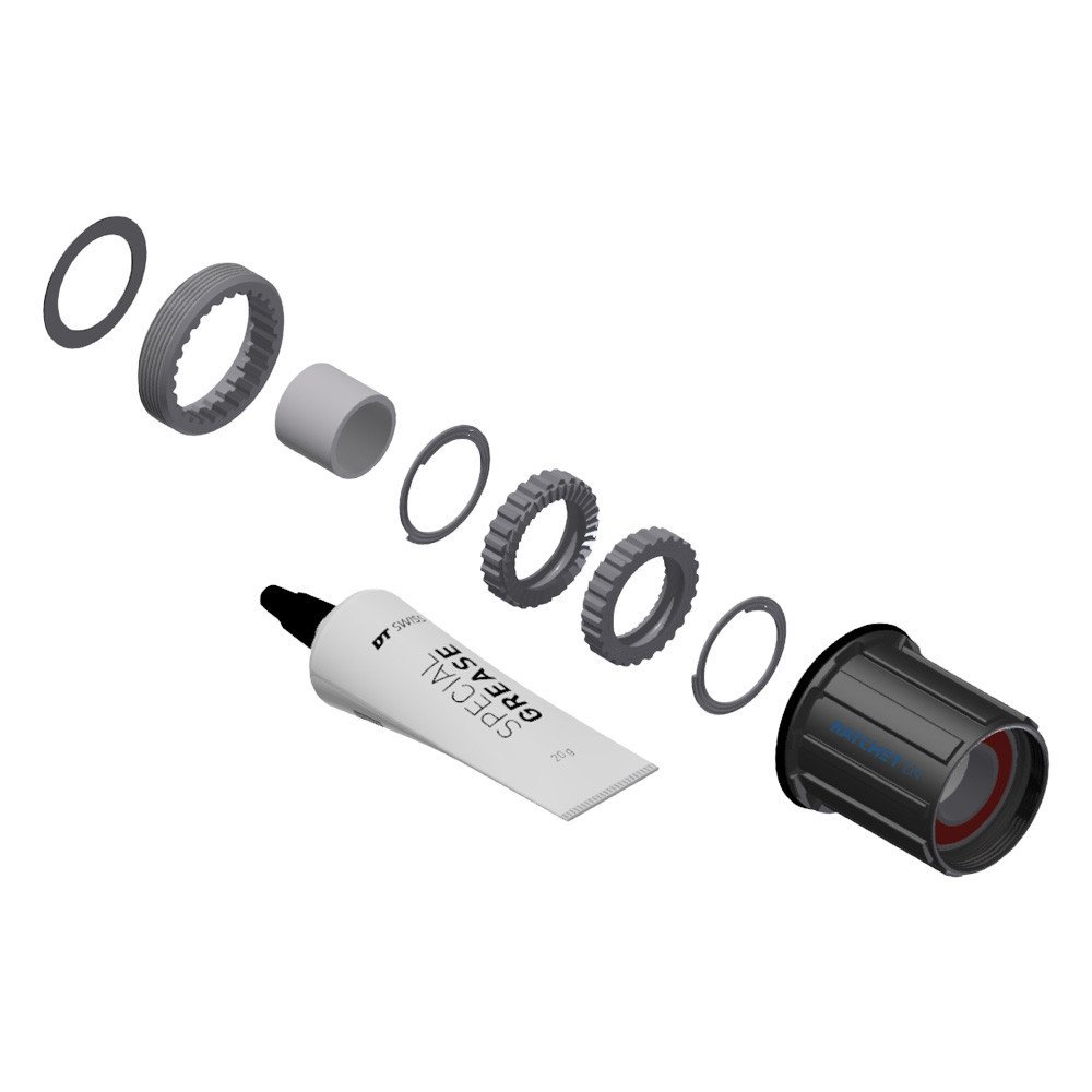 Dtswiss Kit conversione da 3-cricchette a RATCHET LN MTB - 36 denti, acciaio, Shimano 11v (HG)