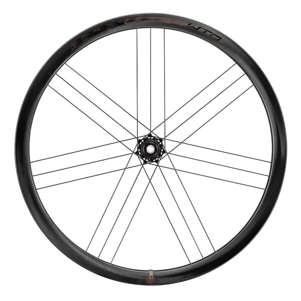 Campagnolo Coppia ruote BORA ULTRA WTO 35 Carbon c23 tubeless ready 2-Way Fit Disc 28/700C - Campagnolo N3W (con adattatore 12v incluso), Center Lock AFS