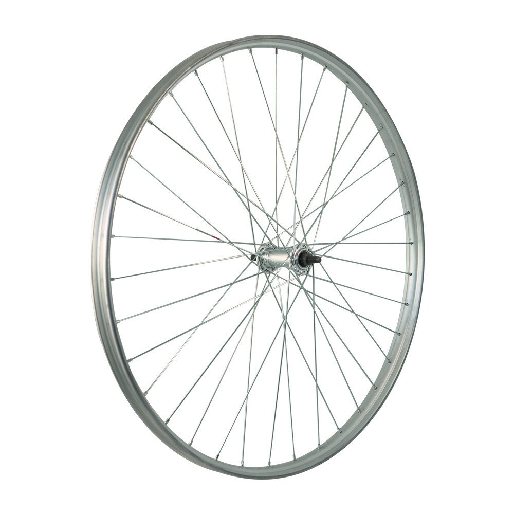 Easy Ruota anteriore TIPO R (a bacchetta) 28x5/8 - Perno 5/16, cuscinetto, mozzo alluminio, cerchio alluminio