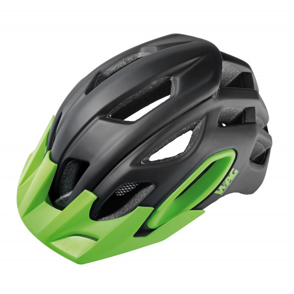 Wag Casco OAK - M (55-60 cm), nero verde
