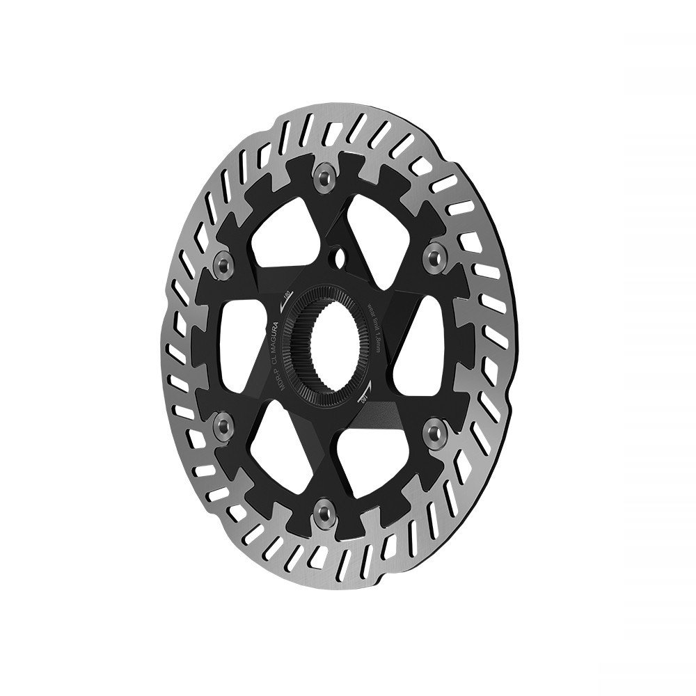 Magura Disc rotor MDR-P Center Lock with external lockring - 180 mm, black silver