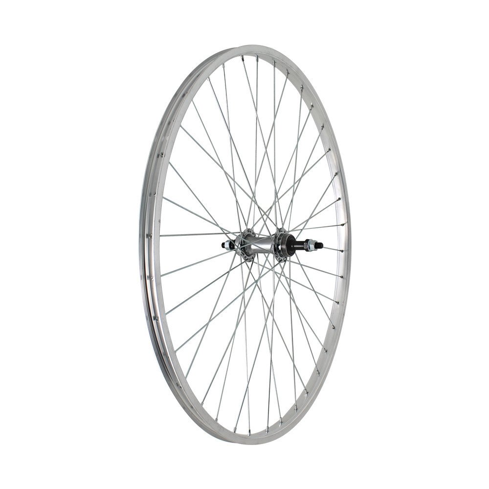Easy Ruota posteriore a filetto TOURING OLANDA 26x3/8 - Perno 3/8, sfere, mozzo acciaio 6/7s, cerchio alluminio