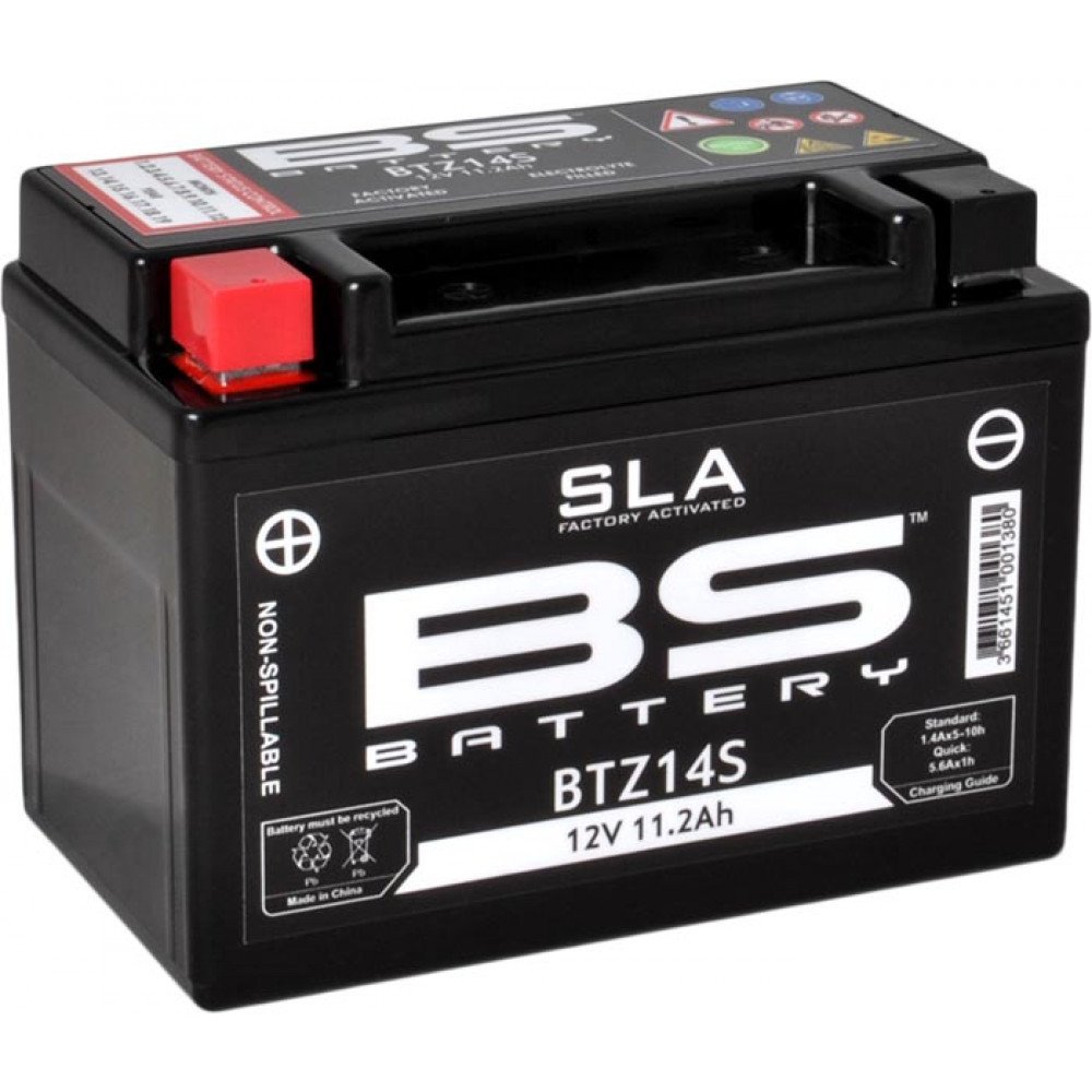 BS-Battery Batteria BS sla BTZ14S