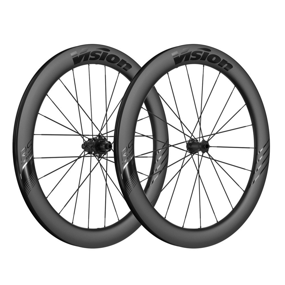 Vision Coppia ruote METRON 60 RS Carbon c23 tubeless ready Disc 28/700C B5 - SH11/HG, Center Lock
