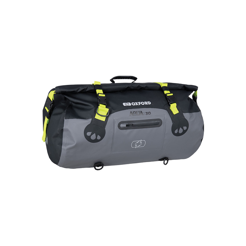 OXFORD Aqua T-30 Roll Bag Black/Grey/Fluo