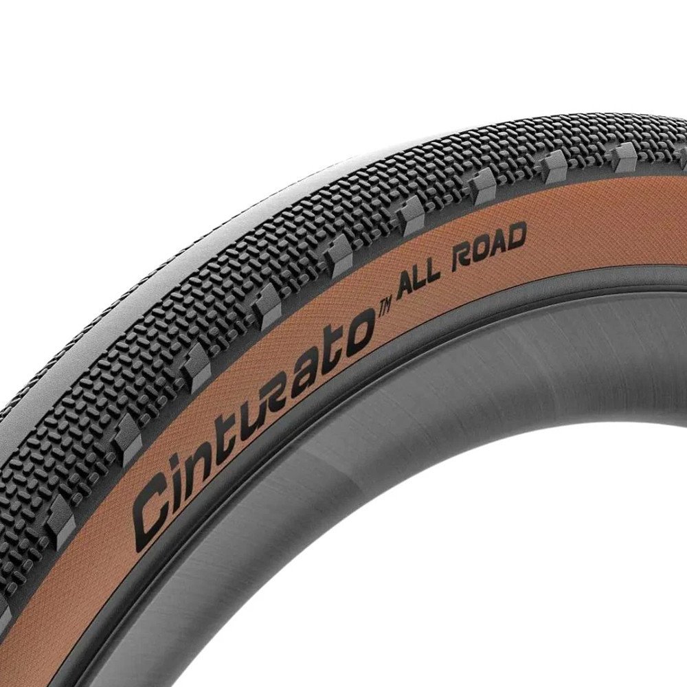 Pirelli Tyre CINTURATO ALL ROAD - 700X35, black brown (classic), ProWALL gravel