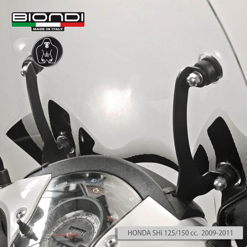 BIONDI KIT WINDSCREEN + BRACKETSHONDA SH 125/150 09-11