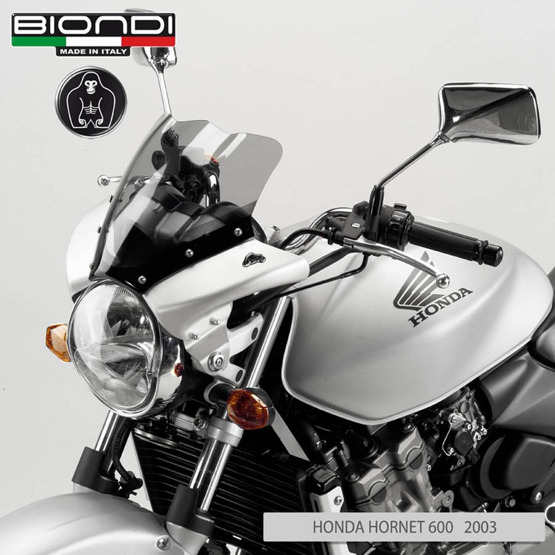 BIONDI WINDSHIELD METAL DARK BLACKBLACK BRIGHT HIPS