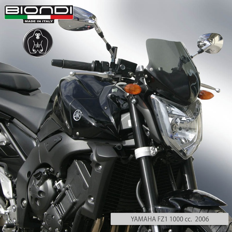 BIONDI WINDSHIELD YAMAHA FZ1 1000 06FUME DARK