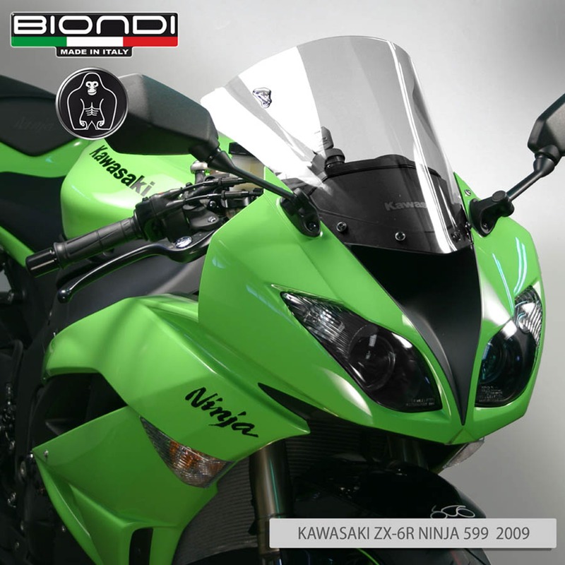 BIONDI WINDSHIELD KAWASAKI NINJAZX10R 08 CLEAR