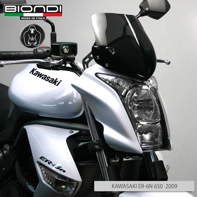 BIONDI WINDSHIELD KAWASAKI ER 6N 09FUME DARK