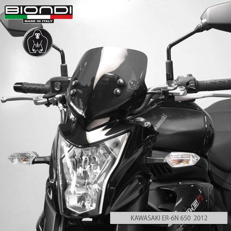 BIONDI WINDSHIELD KAWASAKI ER6N 12FUME DARK
