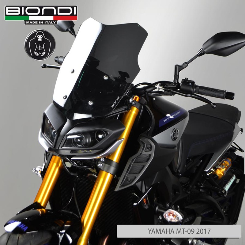 BIONDI WINDSHIELD YAMAHA MT09 17 FUME DARK