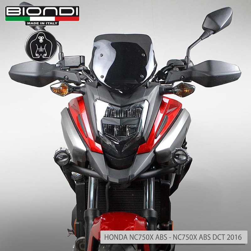 BIONDI WINDSHIELD HONDA NC 750 X ABS16- DARL SMOKE HIGH
