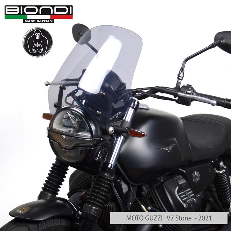 BIONDI CUPOLINO MOTO GUZZI V7 III 17-20 V9 BOBBER FUME\'CHIARO