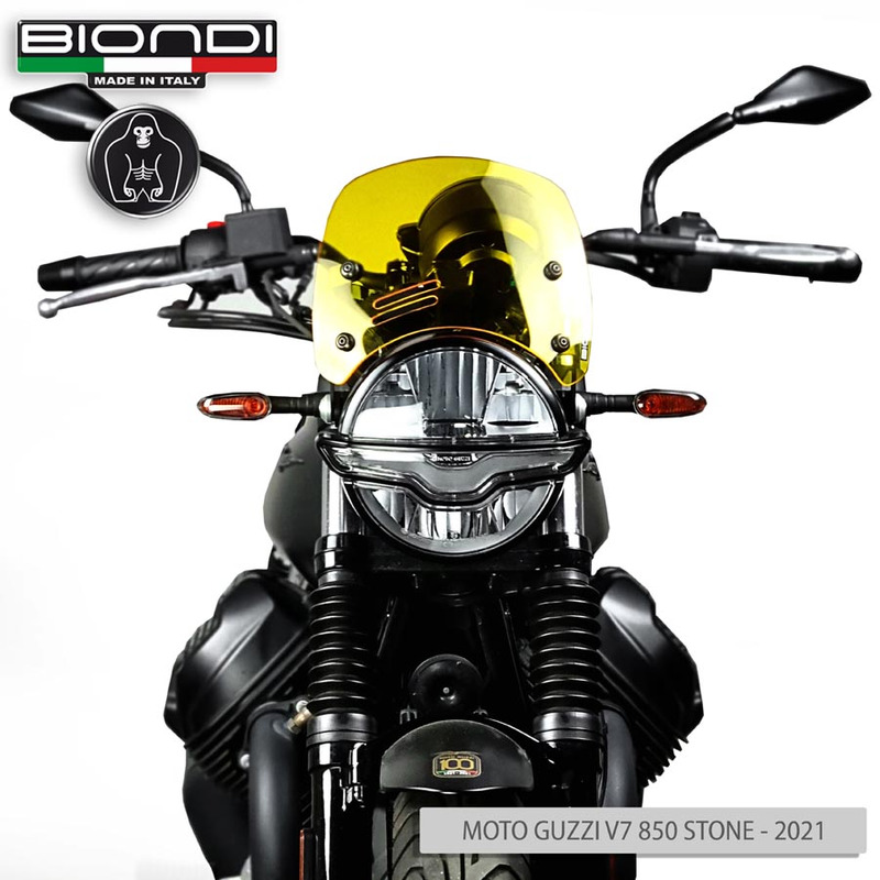 BIONDI WINDSHIELD GUZZI V7 III 18-20YELLOW
