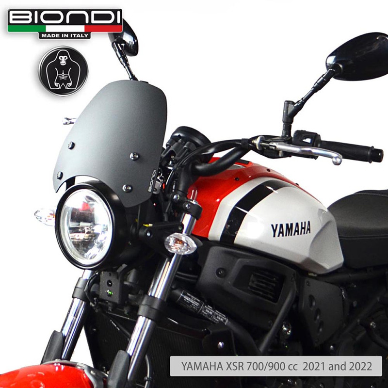 BIONDI WINDSHIELD XSR 700/900 21-22NERO SATINATO