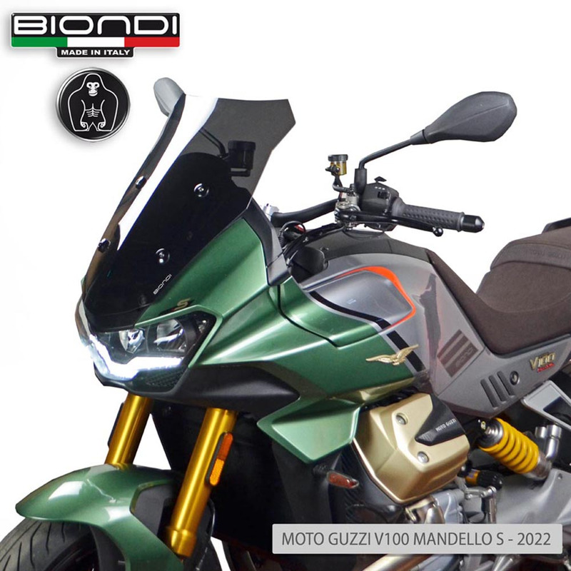 BIONDI WINDSHIELD MOTO GUZZI V100 22FUME SCURO - TOURING