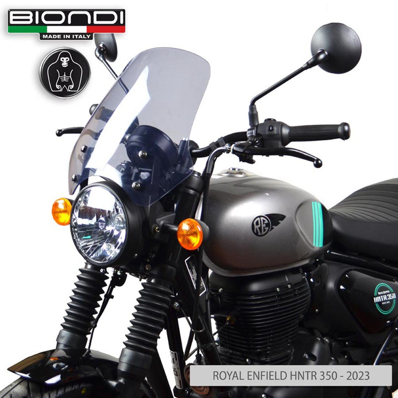 BIONDI CUPOLINO ROYAL ENFIELD HNTR350 23- TOURING FUME\' CHIARO