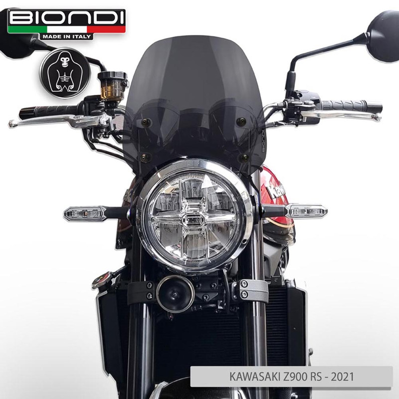 BIONDI WINDSHIELD KAWASAKI Z900 RS18- FUME SCURO - SPORT