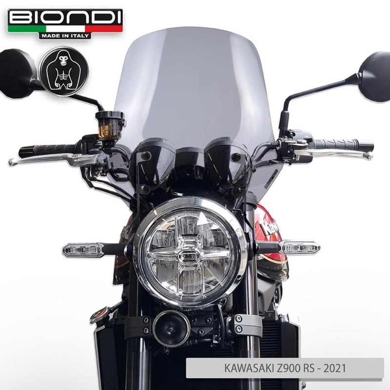 BIONDI WINDSHIELD KAWASAKI Z900 RS18- FUME CLEAR - TOURING