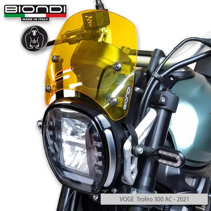 BIONDI WINDSHIELD VOGE TROFEO 300/50021- YELLOW - CAFFE