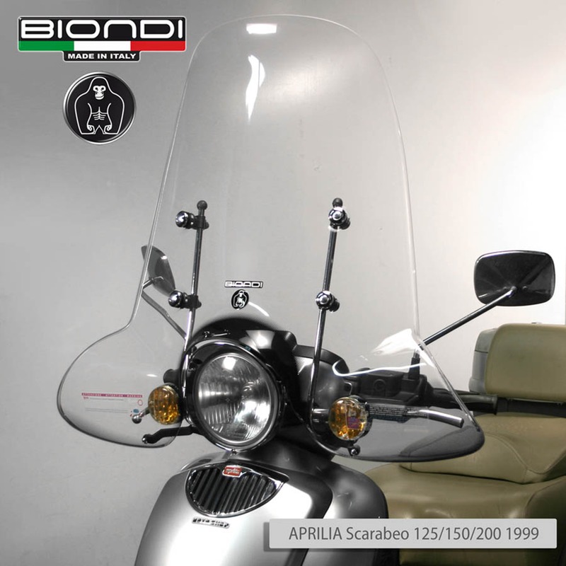 BIONDI WINDSCREEN APRILIA SCARABEO150 SERIGRAFIA