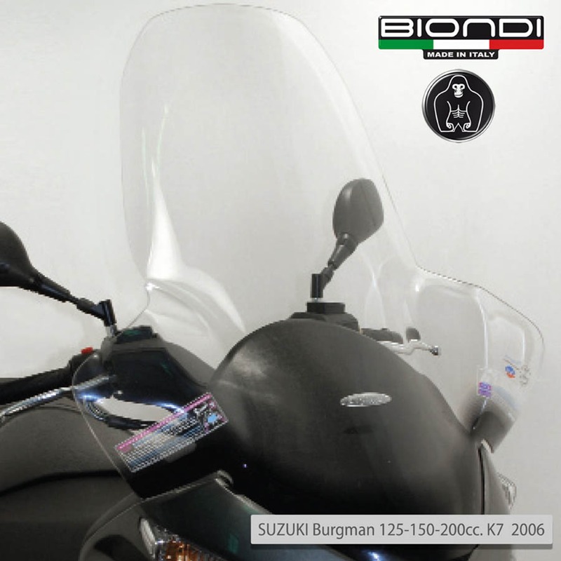 BIONDI WINDSCREEN CLUB SUZUKI BURGMAN125 200 20