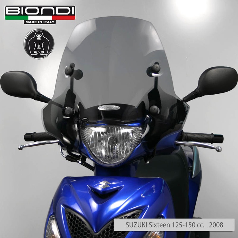 BIONDI WINDSCREEN LITTLE CLUB SH125IE 150IE 09 FUME