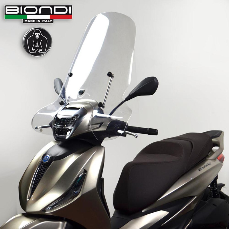 BIONDI WINDSHIELD PIAGGIO BEVERLY 300/400 21 TRASPARENTE