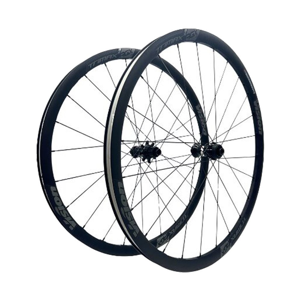Vision Coppia ruote TRIMAX AGX i23 tubeless ready Disc 28/700C B1 - SH12 Microspline, Center Lock