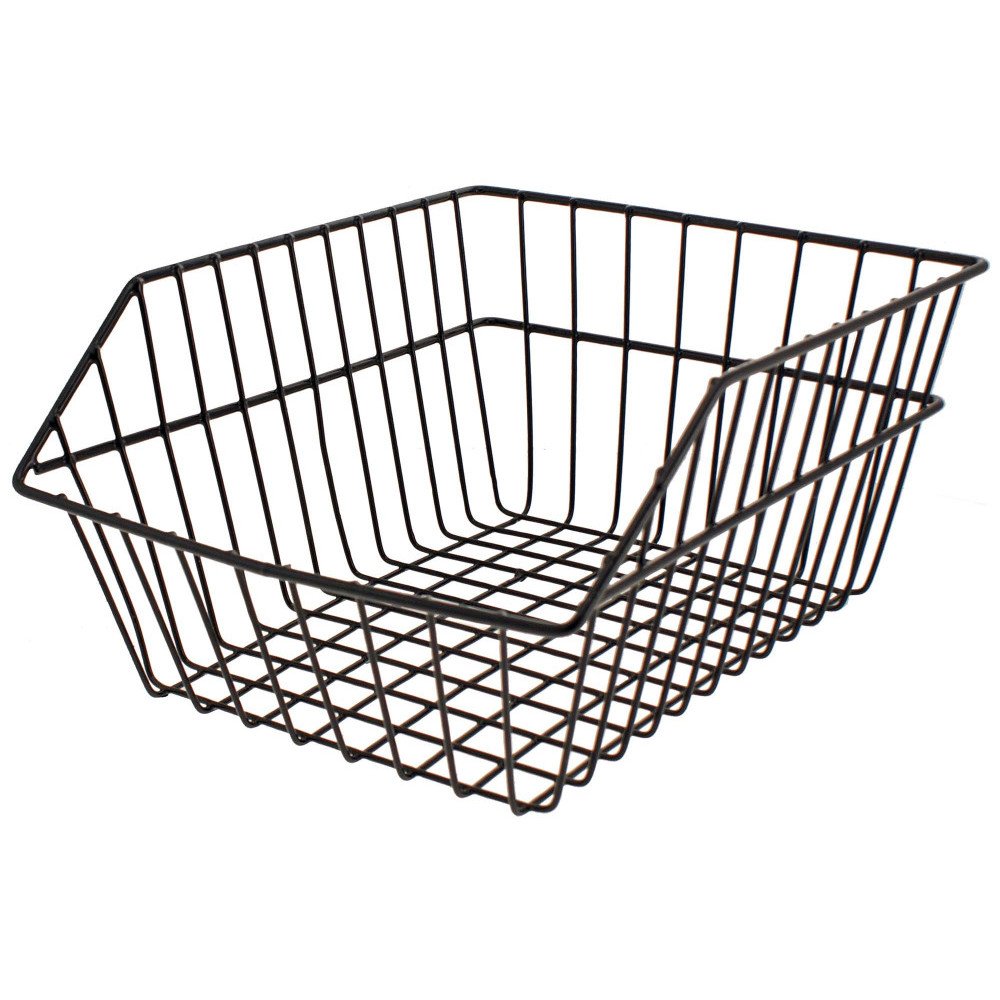 Easy Rear basket WIDE MESH - black