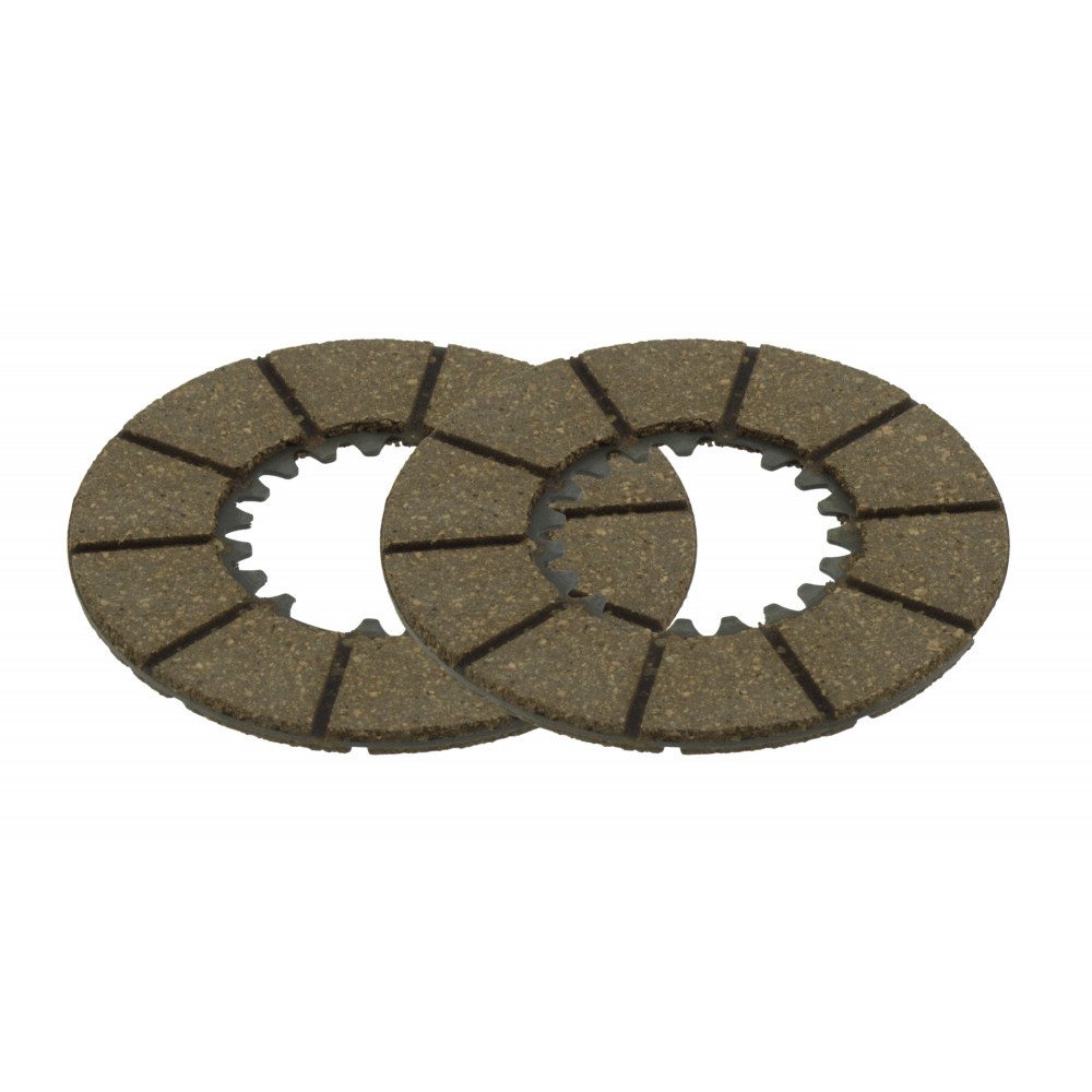 Ferodo Clutch discs 2 pieces for Vespa 98/ 125 V1-15T/ V30-33T/ Ape A1-15T  FERODO FCD0723 013150