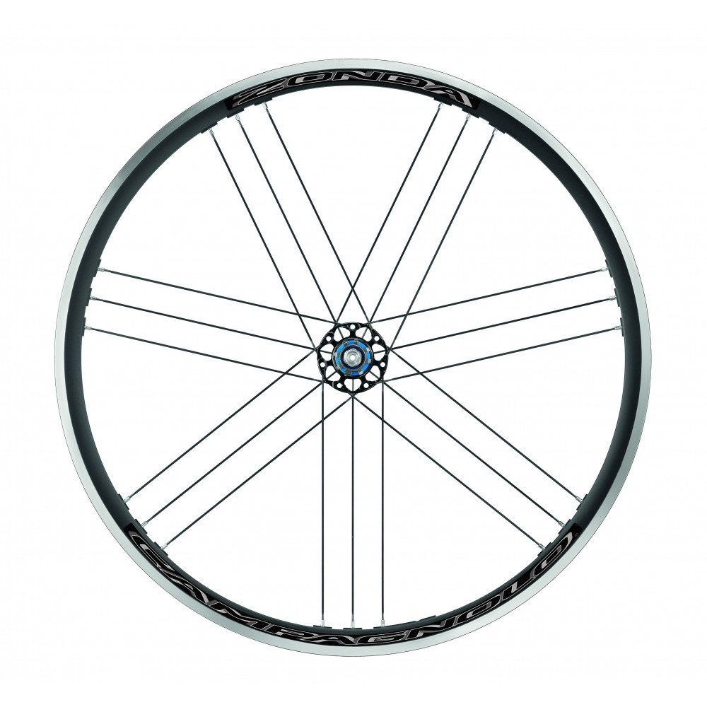 Campagnolo Coppia ruote ZONDA c17 pattino 28/700C - Campagnolo 11v, grafica bianca