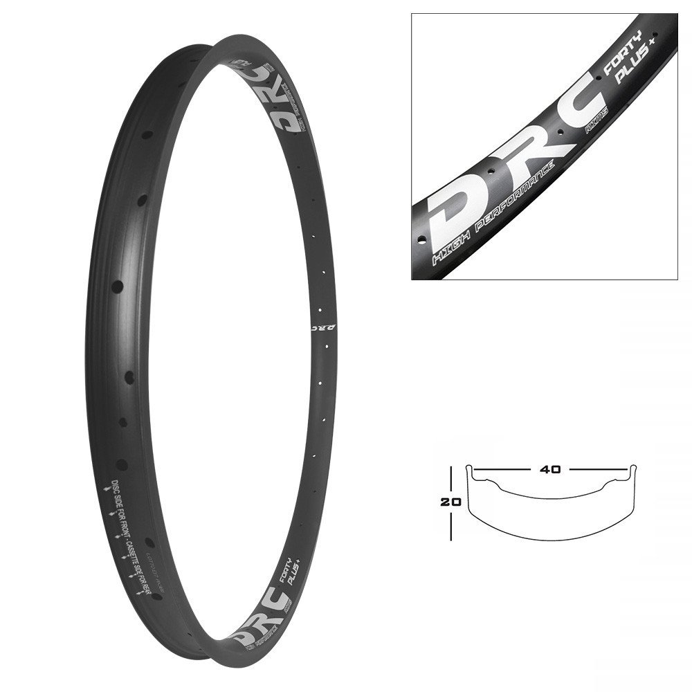 DRC Cerchio Forty Plus Disco - 27,5+, 32 fori